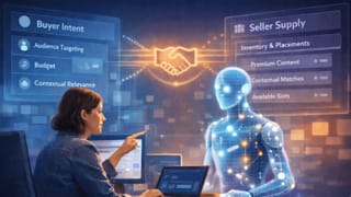 AI-powered advertising agent connecting buyer intent with seller supply through AdCP protocol interface