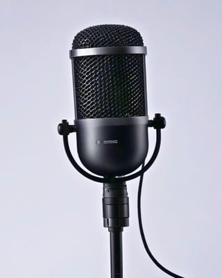 Podcast microphone representing listener loyalty and advertising opportunities in digital audio marketing