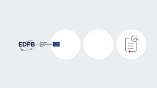 EDPB DPIA template 2026 logo and compliance document icon on grey background
