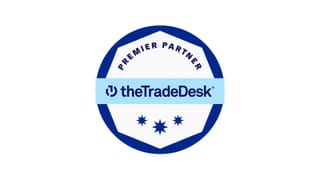 The Trade Desk Premier Partner badge awarded to certified independent agencies in 2026.