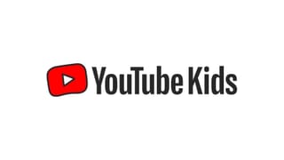 YouTube Kids logo on white background, the children's video platform with content filters