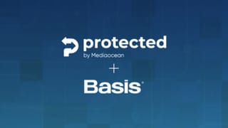 Protected by Mediaocean and Basis integration partnership announcement visual.