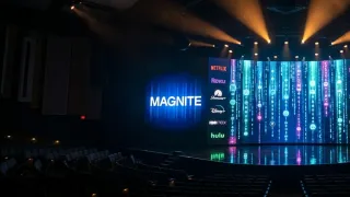 Magnite CTV programmatic ad platform stage with Netflix, Roku, Paramount streaming partners