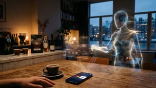 AI agent completes a payment on a smartphone with Mastercard and Rabobank logos in Amsterdam