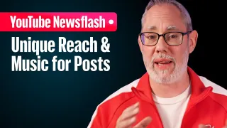Creator Insider host explains Unique Reach and music for image posts in YouTube Analytics