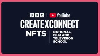 Create x Connect programme logo featuring BBC, YouTube and NFTS branding