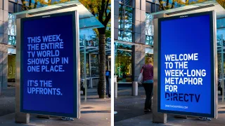 DIRECTV turned Upfront Week into a live ad for itself - starting on the plane