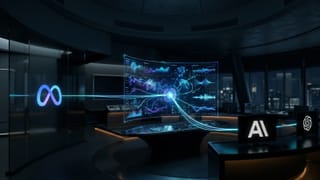 Meta command center connecting its ad system to Claude and ChatGPT via MCP.
