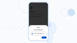 Google passkey prompt on mobile asking to confirm identity for Google Ads sign-in