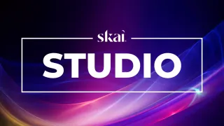 Skai Studio brand graphic for the agent-native marketing platform launched at ShopAble 2026