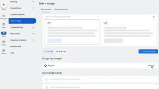 Google Tag Manager listed under Data sources in Google Ads Data Manager interface