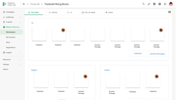 DV360’s Marketplace
