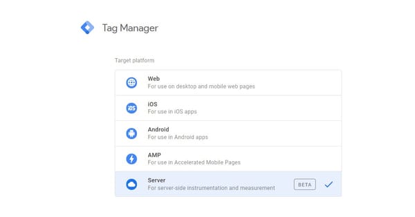 Server to Server Tagging in Tag Manager