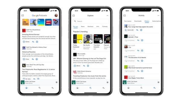 Google Podcasts in iOS