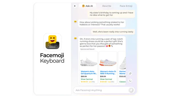 New partnership with Facemoji Keyboard targets Gen Z audience