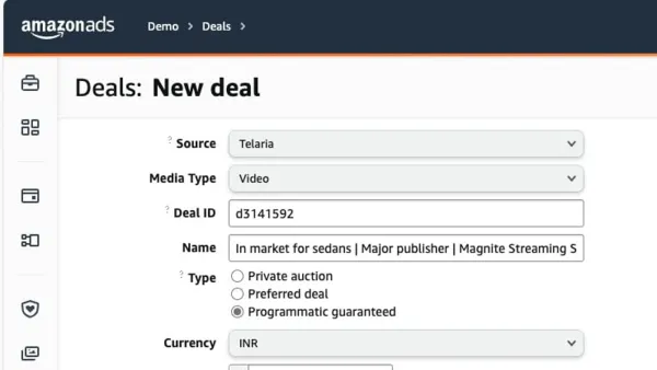 Amazon DSP - PG deal