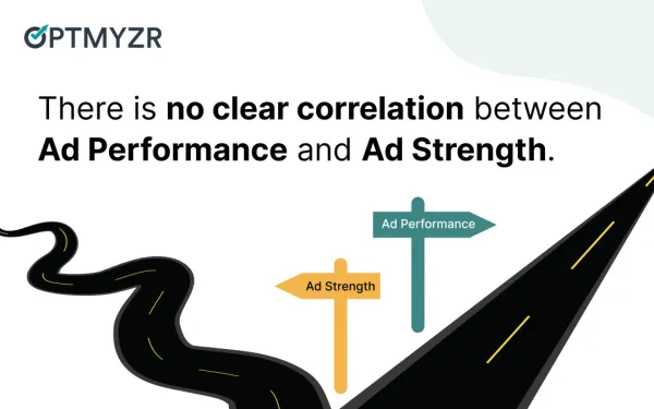 A higher Ad Strength doesn't mean a better CTR or a better conversion 