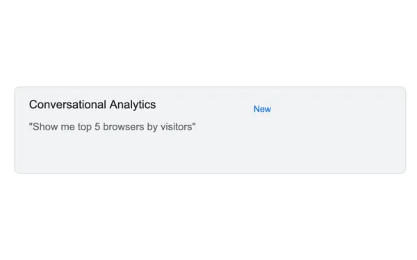 Conversational Analytics