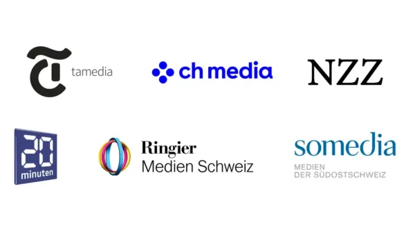 Selected news organizations by Google in Switzerland