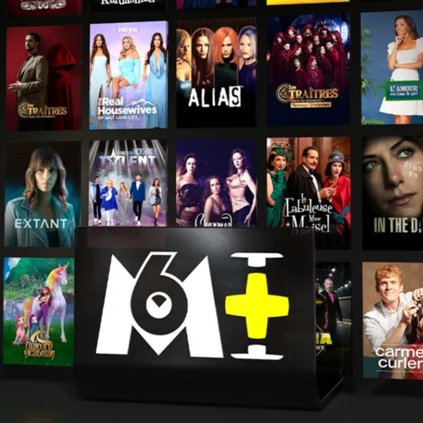 M6+ streaming platform showcases diverse content lineup including Alias, Talent shows and Reality TV series.