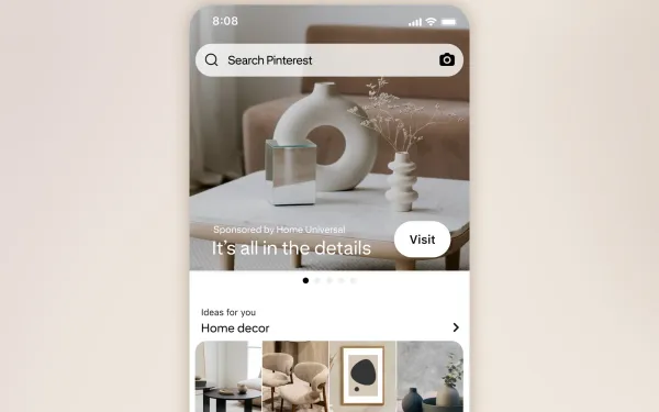 Pinterest reveals refined home decor aesthetics in minimalist campaign featuring neutral styling and modern accents