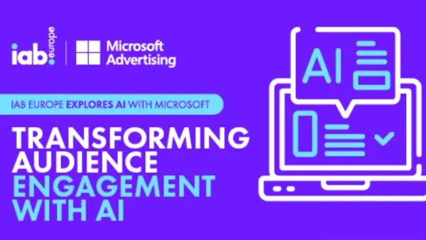 Microsoft reveals AI marketing transformation at IAB Europe webinar on audience engagement strategies.