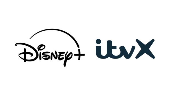 Disney+ and ITVX logos side by side, representing the new content-sharing partnership announced July 10, 2025.