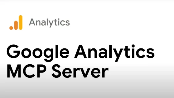 Google Analytics MCP Server logo enabling AI-powered natural language data queries for marketers.