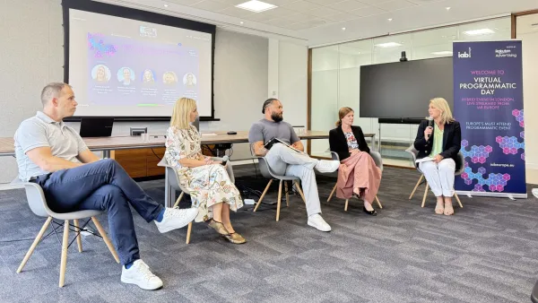 Industry experts discuss programmatic advertising trends at IAB Europe's Virtual Programmatic Day panel.