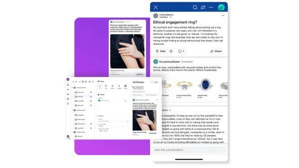 Reddit Smartly integration enables automated jewelry ad campaigns with dynamic product catalogs and AI-driven targeting.