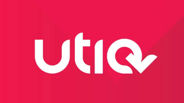 Utiq logo on red background representing privacy-first advertising technology expansion into Italy