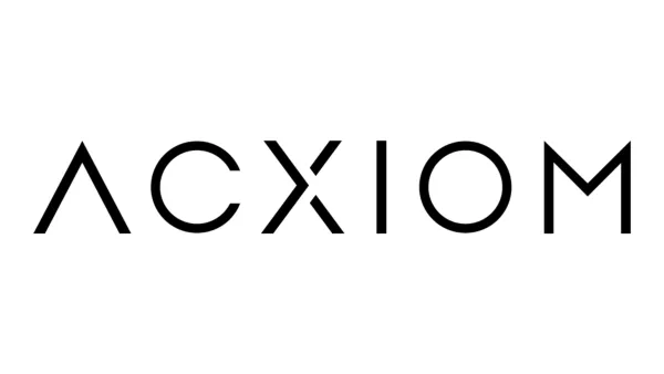 Acxiom logo represents data company partnering with IPG for contextual CTV advertising solution launch.