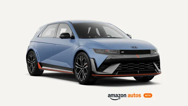 Amazon Autos platform showcases Hyundai electric vehicle with beta branding for online car sales