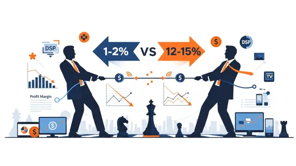 CEO margin battle: Amazon's 1-2% fees vs Trade Desk's 12-15% reshapes $80M programmatic ad budgets