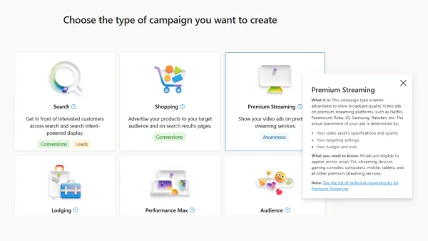 Microsoft launches Premium Streaming campaigns including Netflix