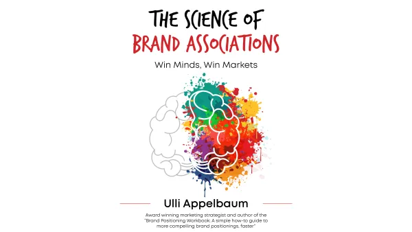 Marketing strategist Ulli Appelbaum's new book cover on brand associations and consumer psychology.