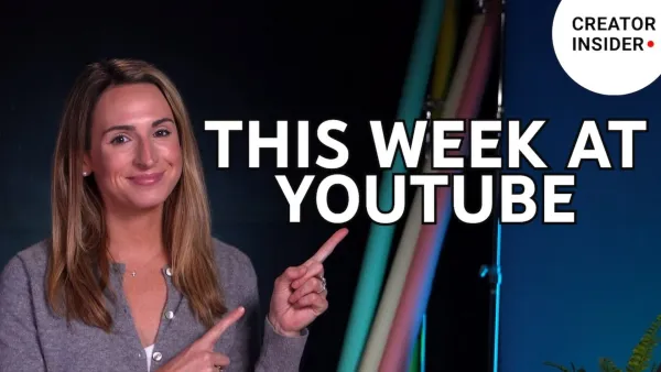 YouTube's Lauren announces creator tools updates including enhanced comment moderation and Effect Maker expansion.