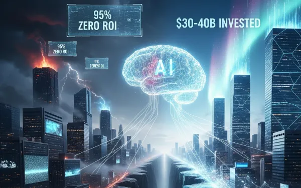 MIT study reveals 95% of $30-40B GenAI investments fail due to learning gaps in enterprise AI systems.
