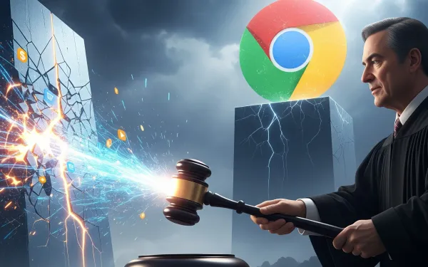 Judge strikes Google's ad monopoly with gavel, shattering tech giant's control over digital advertising markets.