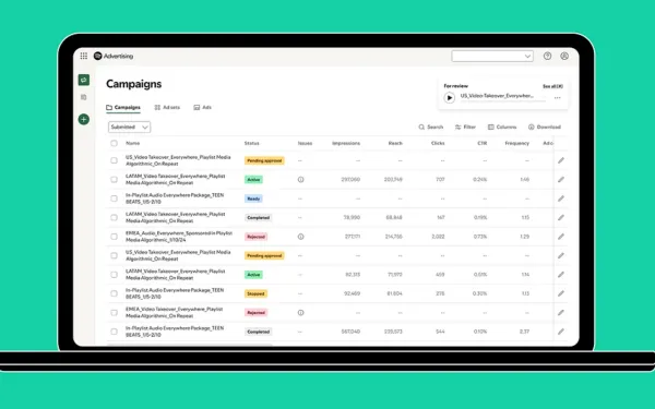 Spotify Ads Manager