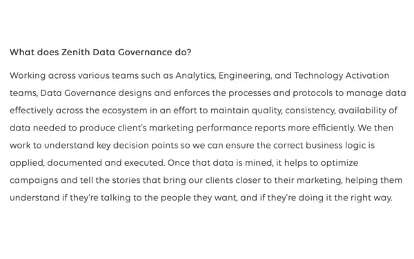 Data governance