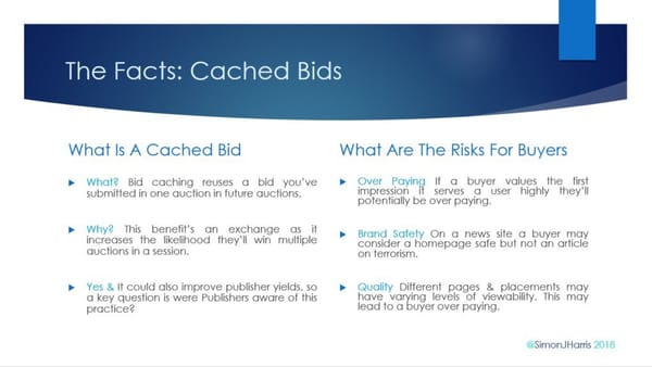 Bid caching: Index Exchange is reusing bids in future auctions