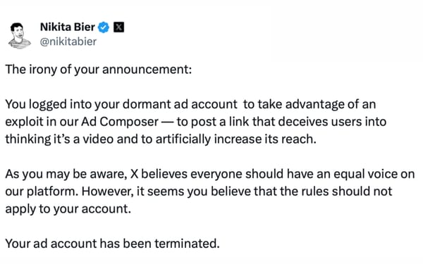 X terminates European Commission's ad account after €120 million fine