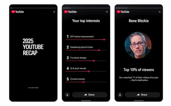 YouTube launches personalized Recap feature for North American users