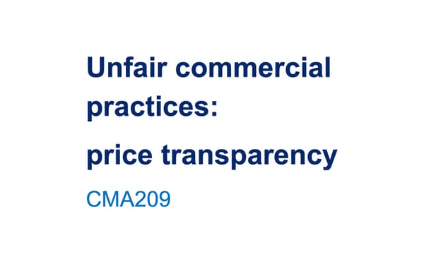 CMA opens investigations into eight firms over online pricing practices