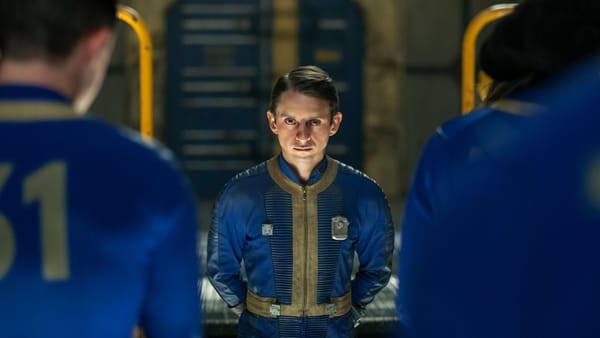 Fallout vault dweller in iconic blue jumpsuit from Prime Video's scripted series preceding reality show