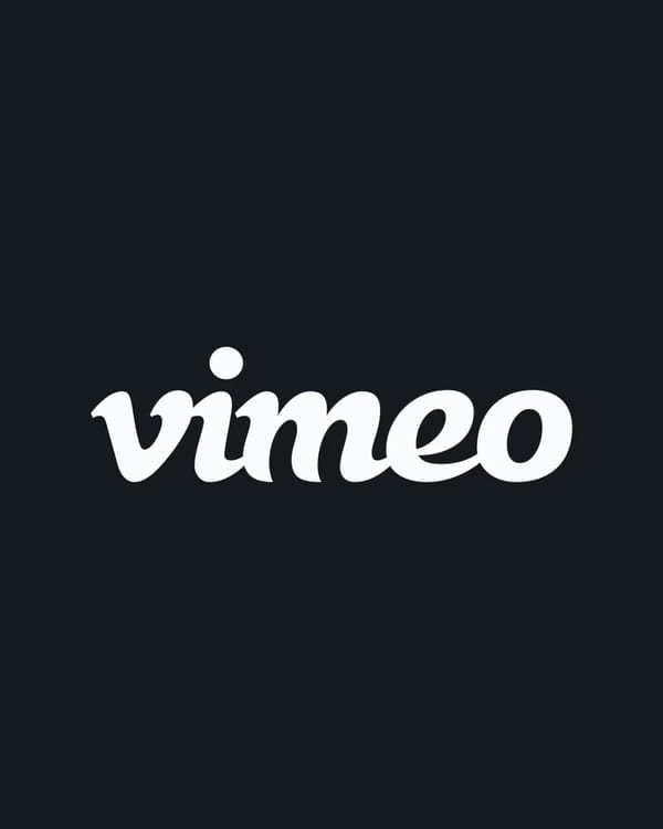 Vimeo logo on dark background following Bending Spoons acquisition and mass workforce layoffs