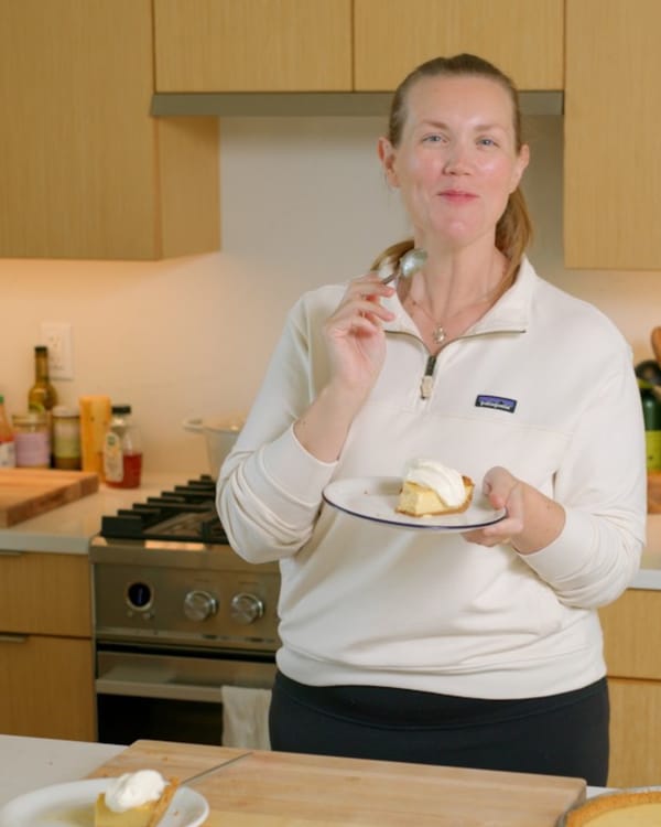 Joanne Gallagher tests AI-generated key lime pie recipe against Inspired Taste original version