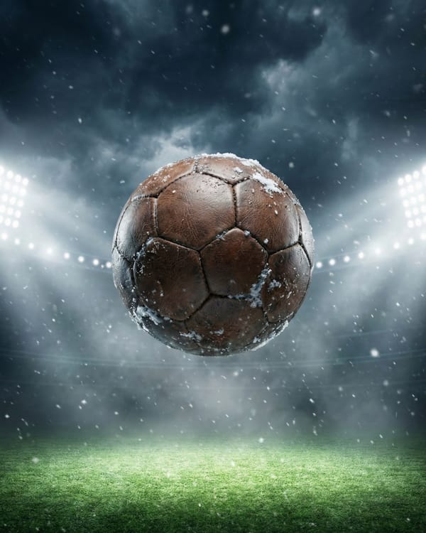 EFL Championship football under Nordic winter floodlights, Viaplay streaming rights until 2028.