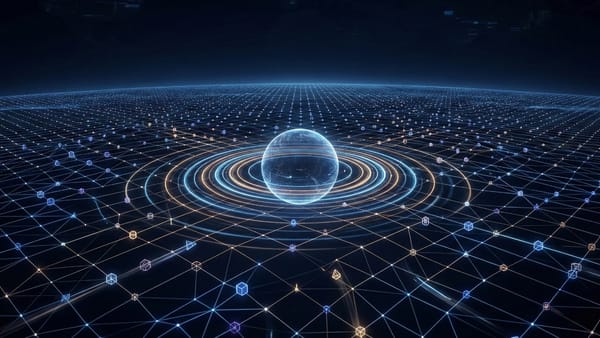 AI agents traverse a live data collaboration grid, activating audiences across channels.